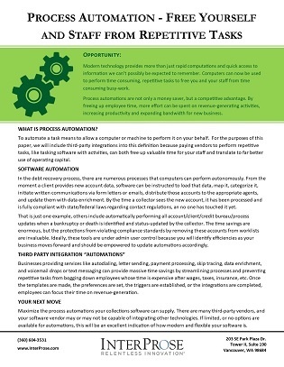 Process Automation eGuide - CLICK HERE