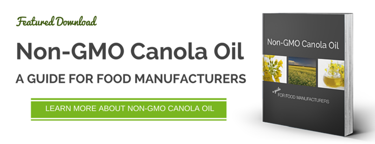 Non-GMO Canola Oil - A Guide For Food Manufacturers