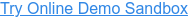 Try Online Demo Sandbox