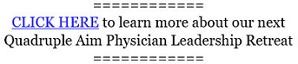 quadruple-aim-physician-leadership-retreat