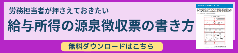給与所得の源泉徴収票の書き方
