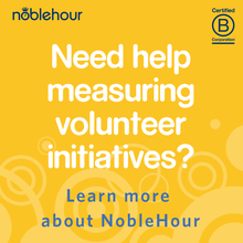 Need help measuring volunteer initiatives? Learn more about NobleHour