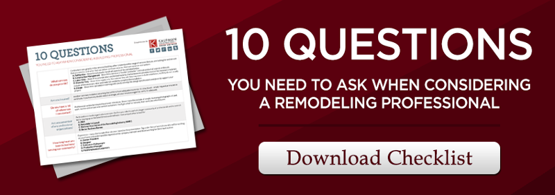 10 questions to ask a remodeling professional