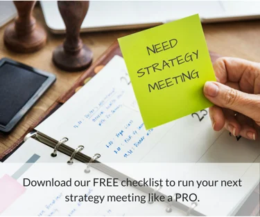 Strategy Session checklist