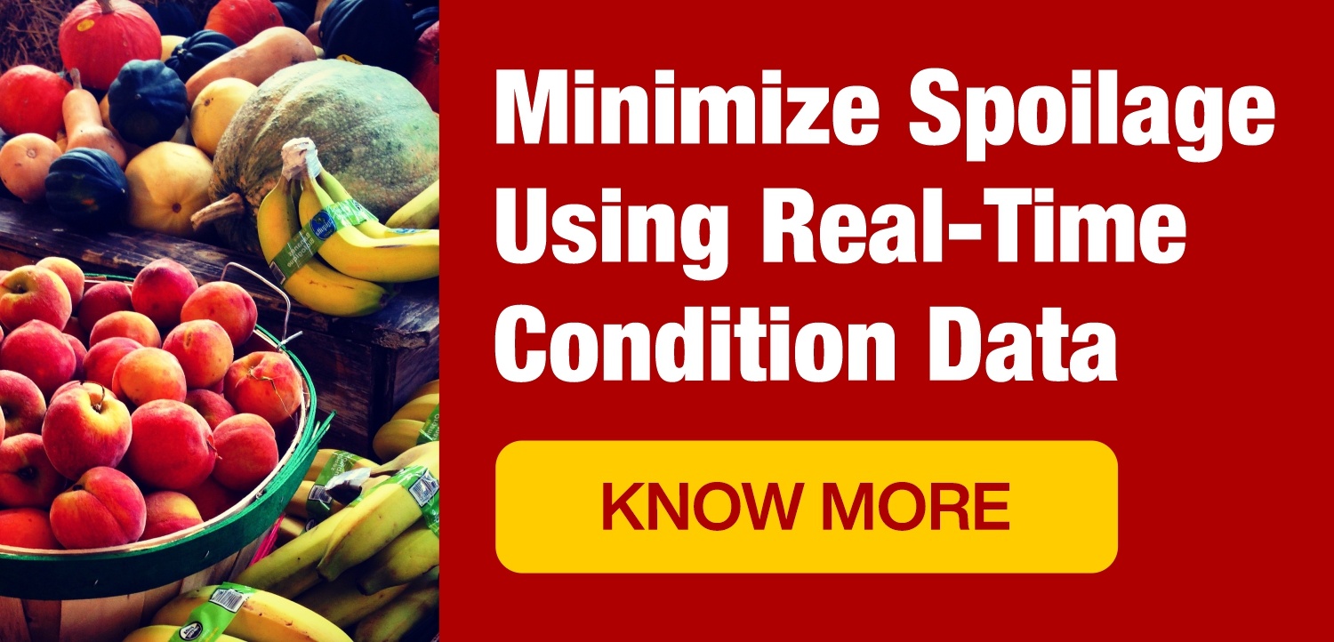minimize spoilage using cold chain condition monitoring