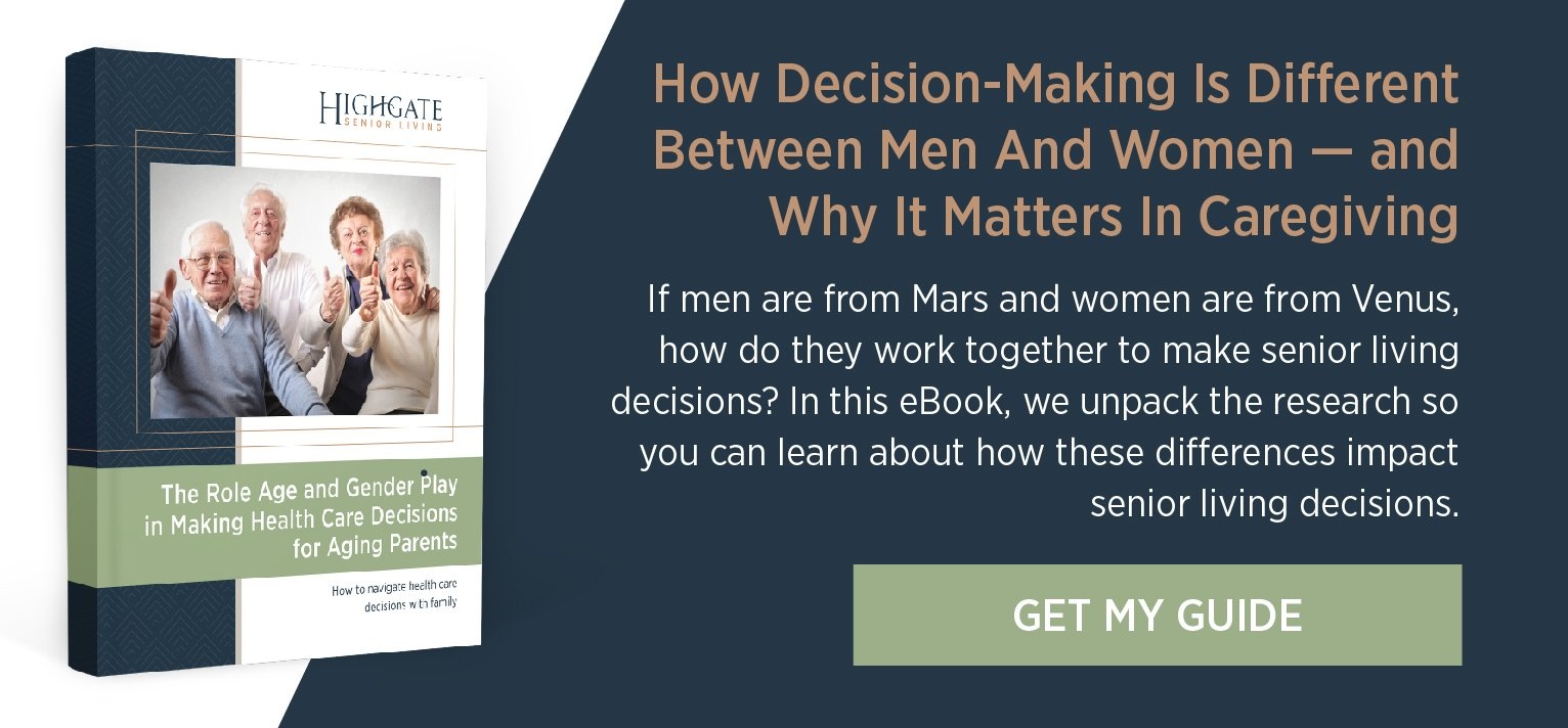 The Role Age and Gender Play in Making Health Care Decisions for Aging Parents