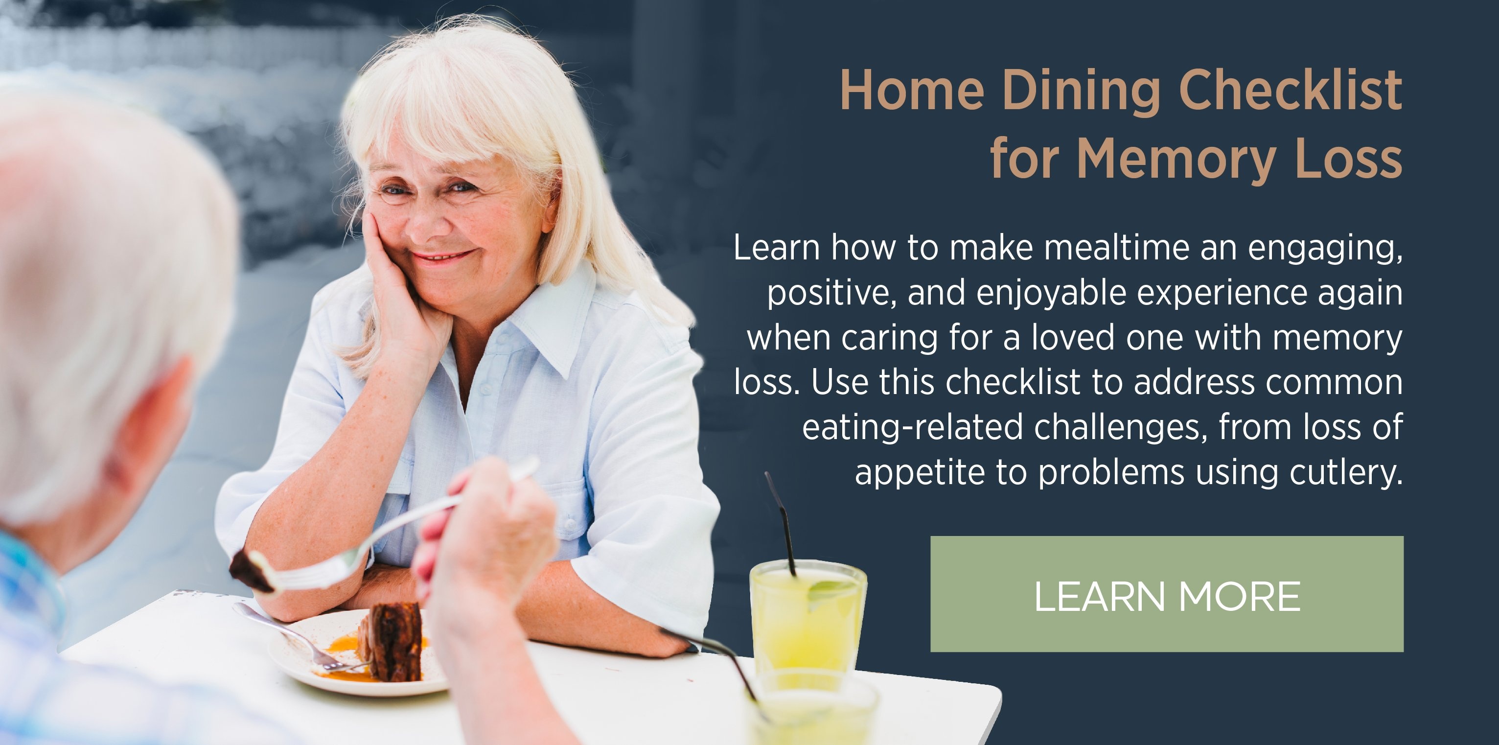 Home Dining Checklist for Memory Loss