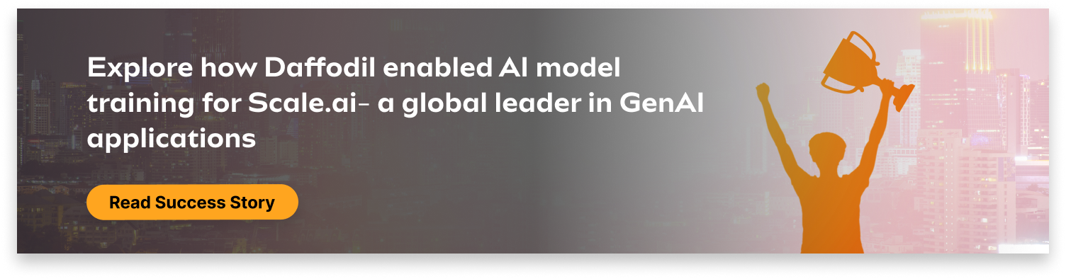 Daffodil enabled AI model training for Scale.ai