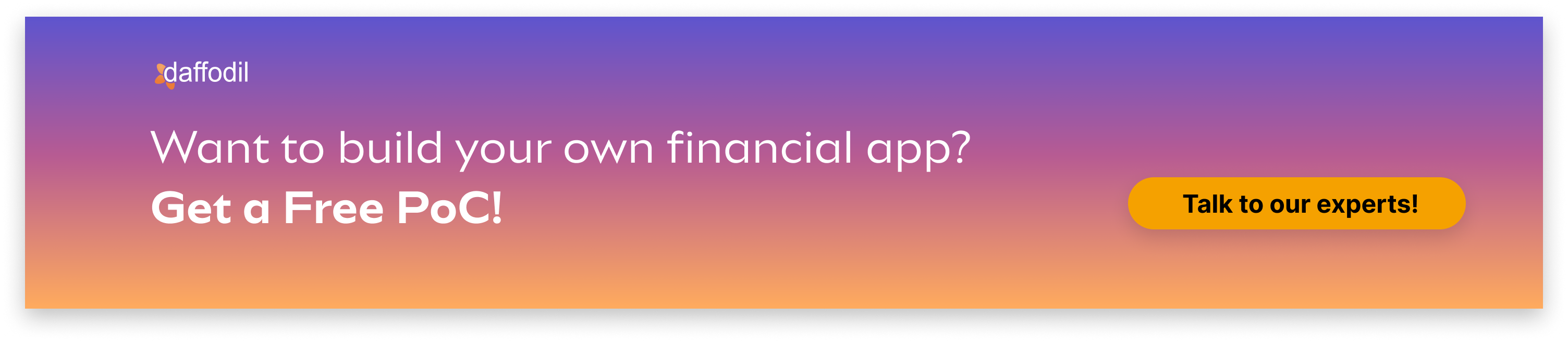 Financial app solution