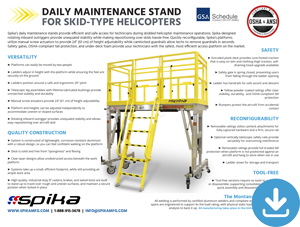 Download Brochure: Daily Maintenance Stands for Skid-Type Helicopters