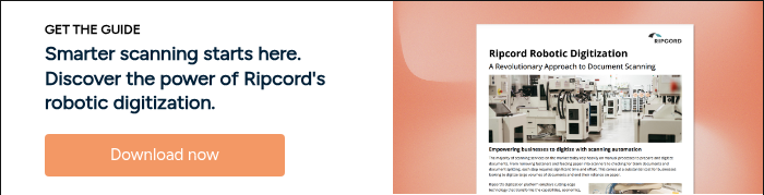 GET THE GUIDE Smarter scanning starts here. Discover the power of Ripcord's robotic digitization.  
