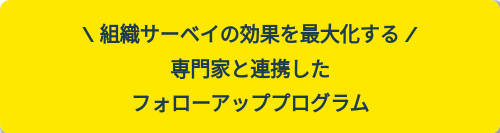 \ 組織サーベイの効果を最大化する / 専門家と連携した フォローアッププログラム