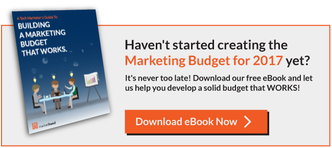 Download eBook for building a marketing budget that works