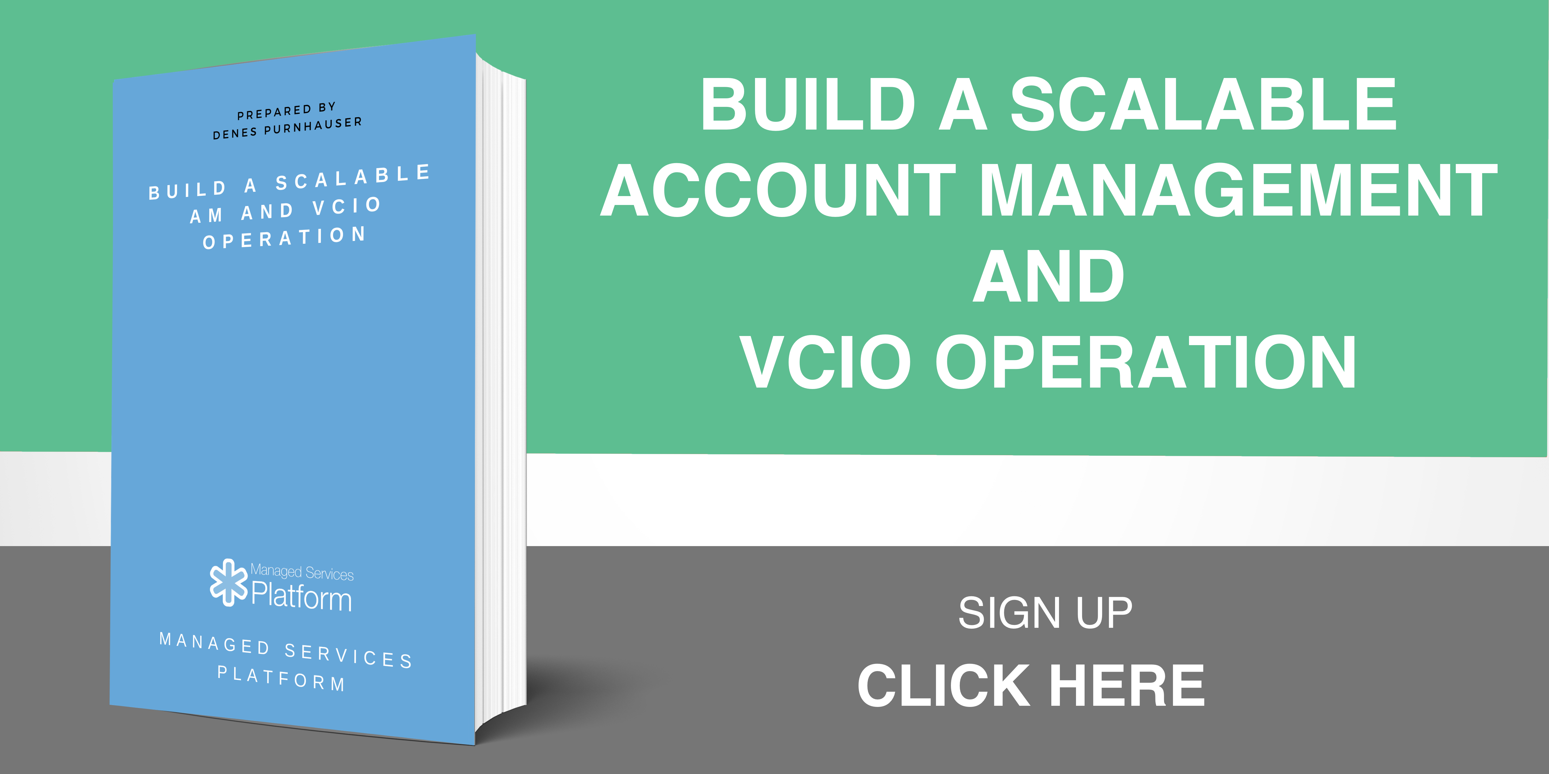 Build a scalable Account Management and vCIO operation