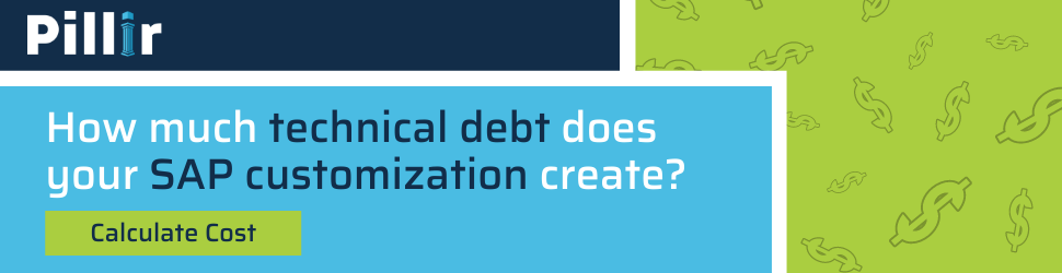 SAP Technical Debt Calculator