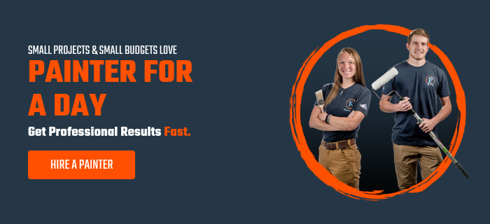 SMALL PROJECTS & SMALL BUDGETS LOVE PAINTER FOR A DAY Get Professional Results Fast.  