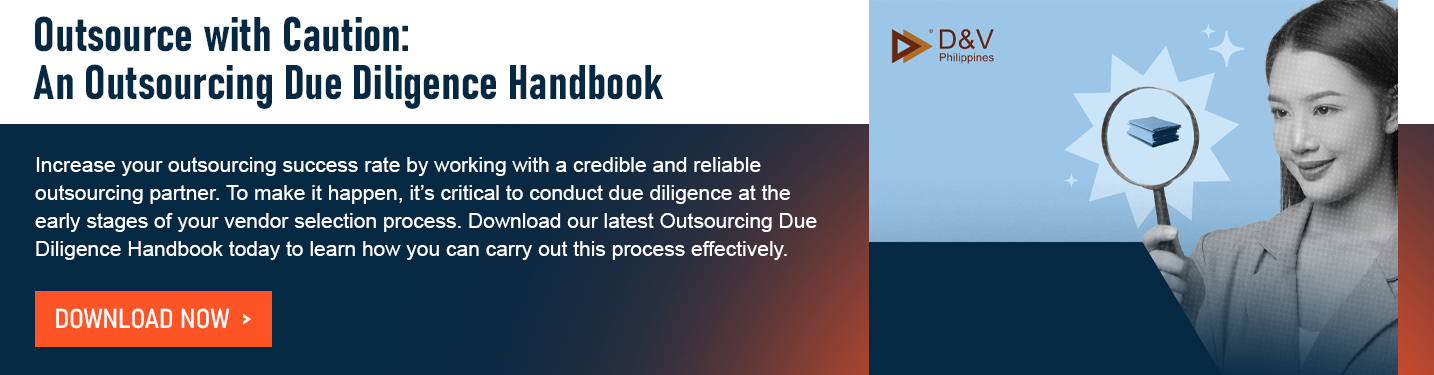 Outsourcing due diligence e-book CTA