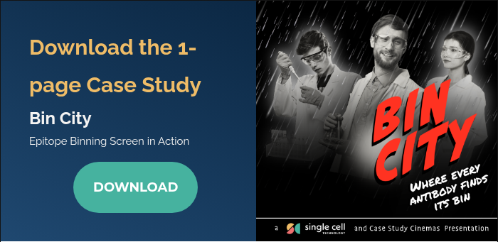 Download the 1-page Case Study Bin City Epitope Binning Screen in Action &nbsp;