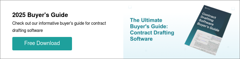 2025 Buyer's Guide Check out our informative buyer's guide for contract drafting software