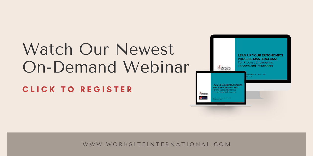 Watch Our Newest On-Demand Webinar Click To Register www.worksiteinternational.com