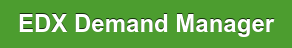 EDX Demand Manager