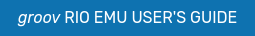 groov RIO EMU USER'S GUIDE
