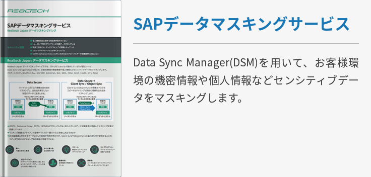 SAPデータマスキングサービス