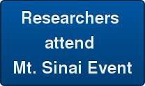 Researchers  attend  Mt. Sinai Event