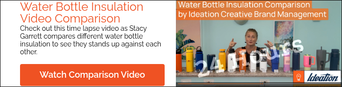 Water Bottle Insulation Video Comparison Check out this time lapse video as Stacy Garrett compares different water bottle insulation to see they stands up against each other.  
