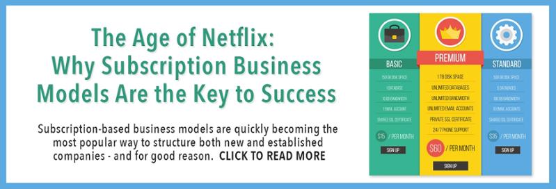 Why Subscription Business Models Are the Key to Success