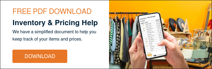FREE PDF DOWNLOAD Inventory & Pricing Help We have a simplified document to help you keep track of your items and prices. &nbsp;