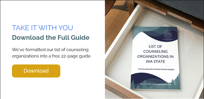 TAKE IT WITH YOU Download the Full Guide   We've formatted our list of counseling organizations into a free 22-page guide.  