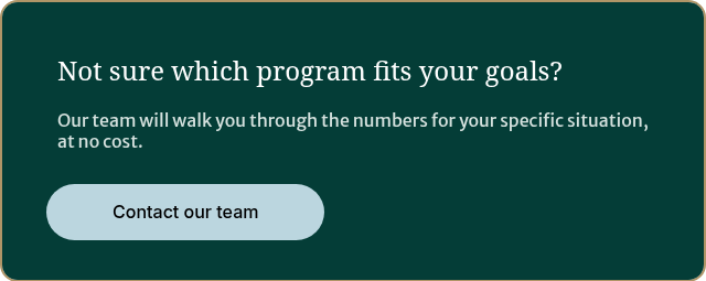 Not sure which program fits your goals?