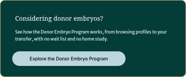 Considering donor embryos?