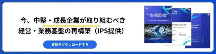今、中堅・成長企業が取り組むべき 経営・業務基盤の再構築(IPS提供)
