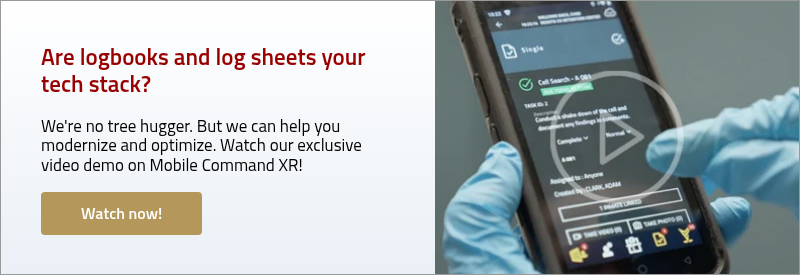 Are logbooks and log sheets your tech stack?&nbsp; We're no tree hugger. But we can help you modernize and optimize. Watch our exclusive video demo on Mobile Command XR!&nbsp; &nbsp;