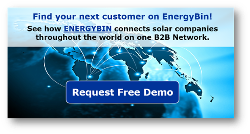 Request a demo of EnergyBin and connect to your next customer.
