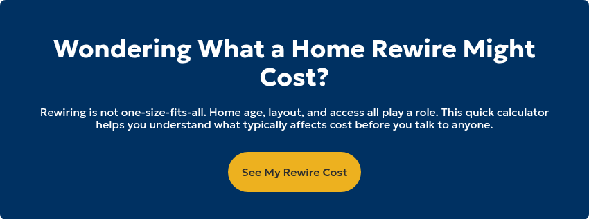 Wondering What a Home Rewire Might Cost?
