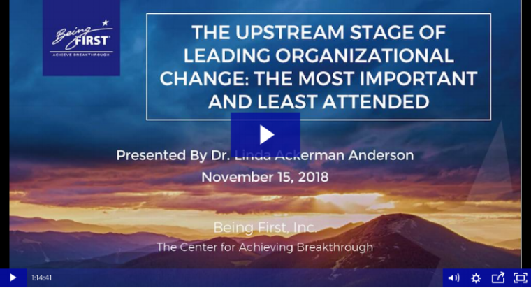 Watch the change leadership webinar on launching organizational change.