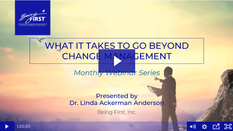 Webinar: What it Takes to Go Beyond Change Management