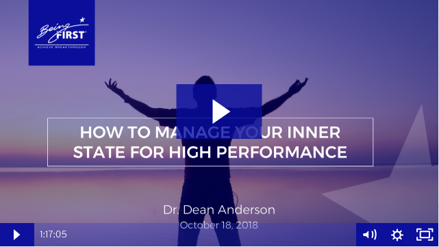 Watch the Webinar: How to Manage Your Inner State for High Performance