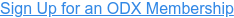 Sign Up for an ODX Membership