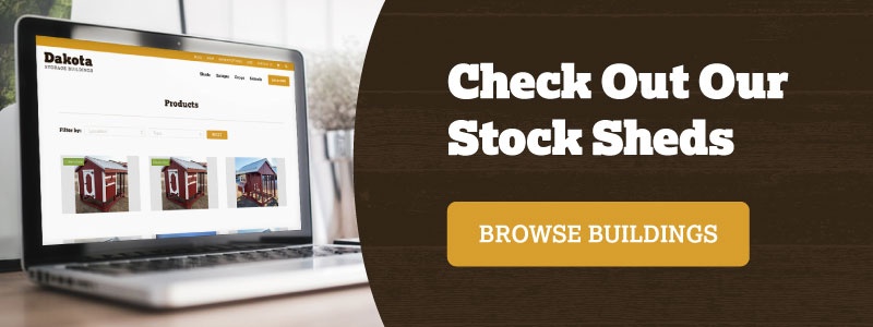 Check out our stock sheds. Browse Buildings >>