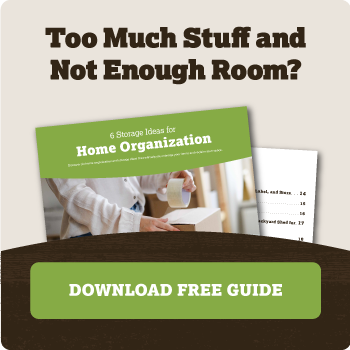 Too much stuff and not enough room? Get organization ideas.