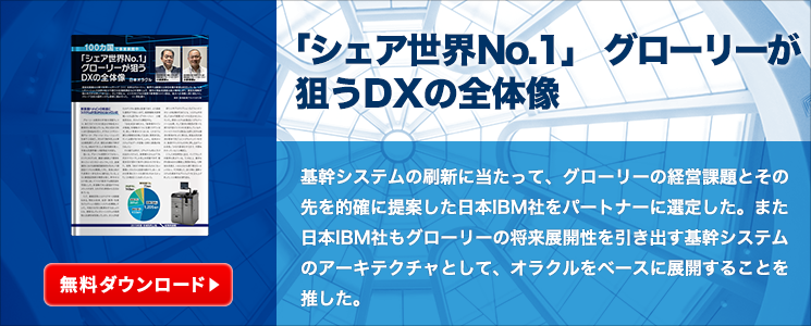 「シェア世界No.1」 グローリーが狙うDXの全体像