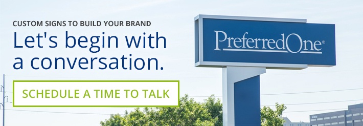 Schedule a time to talk with Spectrum Signs about business signs to build your brand