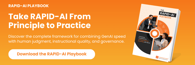 RAPID-AI Playbook: Scaling GenAI in Enterprise L&D