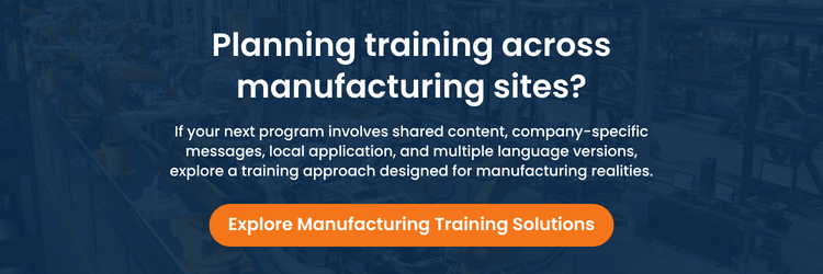 Manufacturing Training Solutions: Boosting Efficiency & Skills