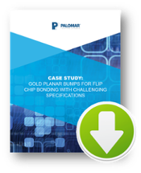 gold planar bumps, flip chip bonding, gold bump technology