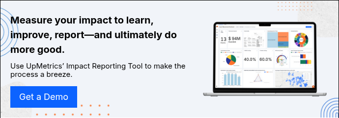 Measure your impact to learn, improve, report—and ultimately do more good.